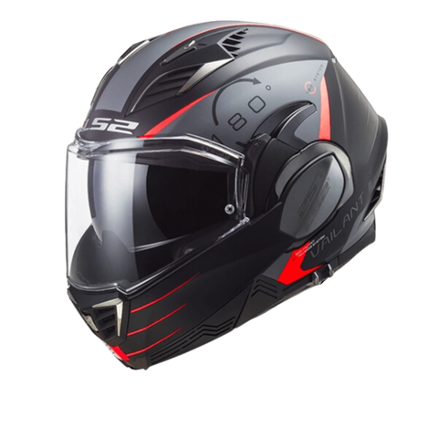 LS2 FF900 Valiant II Codex Black Titanium