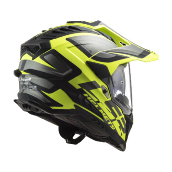 LS2 MX701 Explorer HPFC ECE22.05 Alter Black H-V Yellow