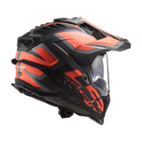 LS2 MX701 Explorer HPFC ECE22.05 Alter Black Fluo Orange