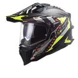 LS2 MX701 Explorer Carbon - Extend Gloss H-V Yellow