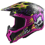 LS2 MX703 X-Force Carbon Fireskull Violet