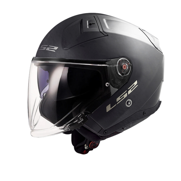 LS2 OF603 Infinity II Solid Gloss Black
