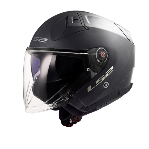 LS2 OF603 Infinity II Solid Gloss Black