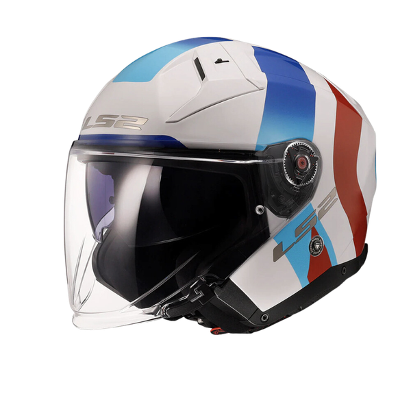 LS2 OF603 Infinity II Special White Blue Red