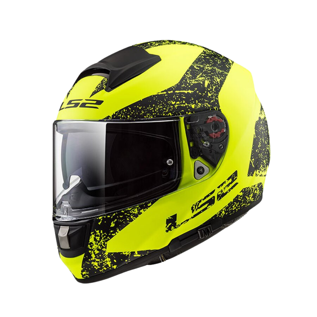LS2 VECTOR FF397 FT2 SIGN MATT YELLOW BLACK