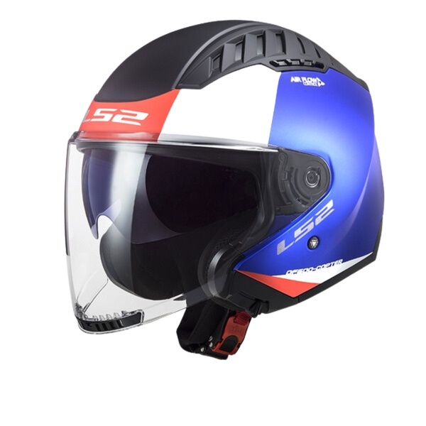 LS2 OF600 Copter Urbane Gloss Blue Red