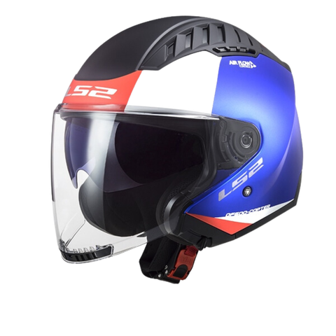 LS2 OF600 Copter Urbane Gloss Blue Red