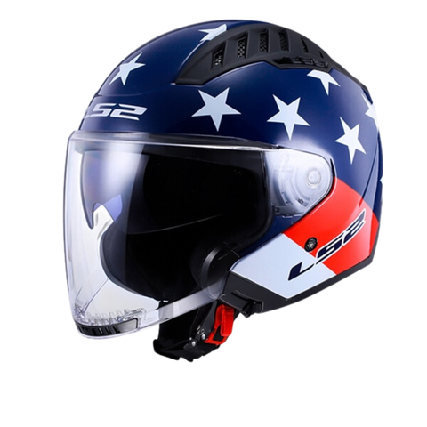 LS2 OF600 Copter ECE22.05 American Red White Blue