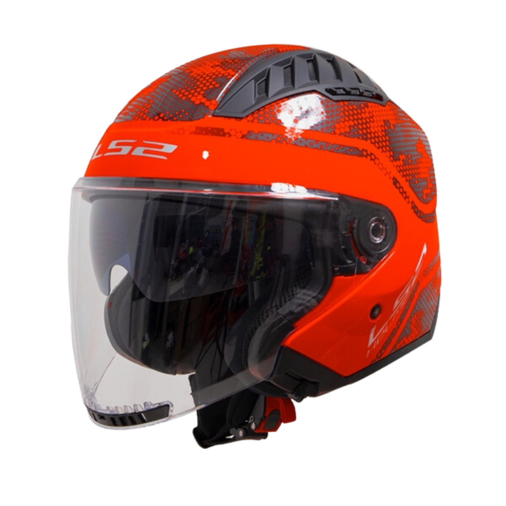 LS2 OF600 Copter ECE22.05 Mesh Red