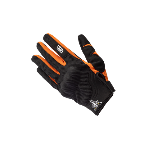 Găng tay ego dài đen cam