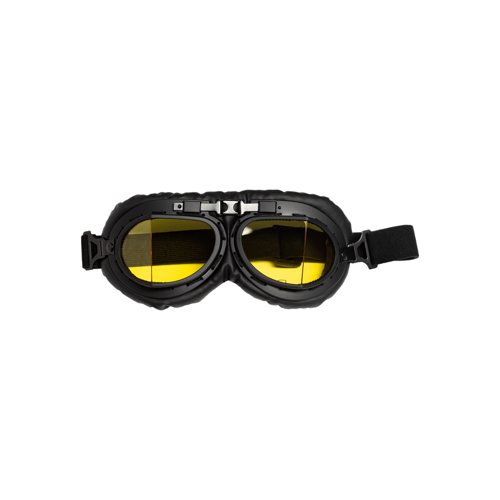 Kính goggles phi công vàng basic