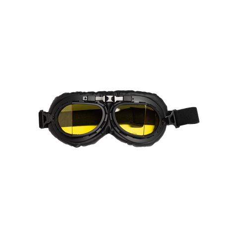 Kính goggles phi công vàng basic