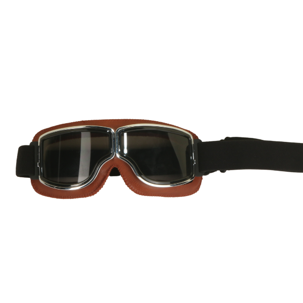 Kính goggles phi công cao cấp nâu trà