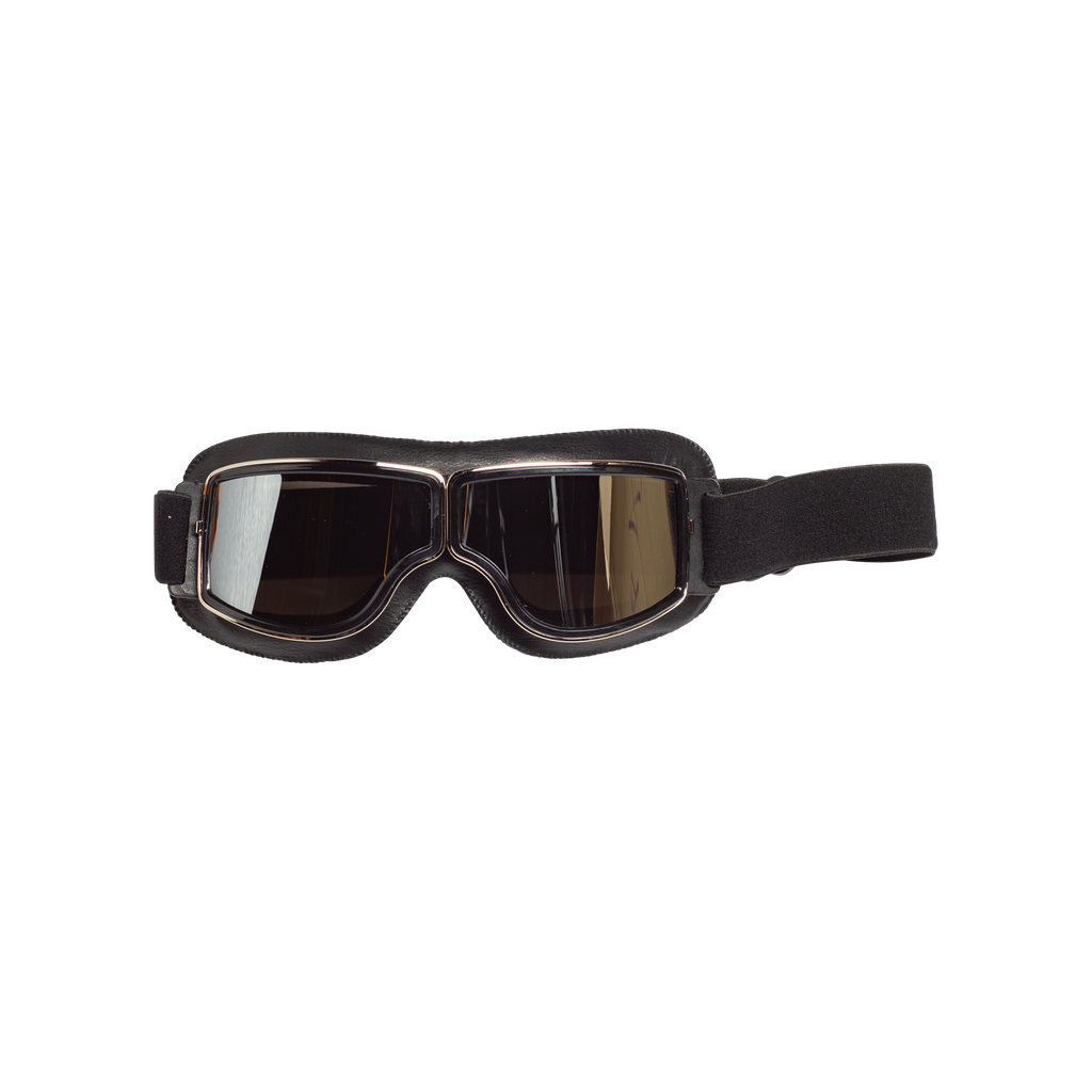 Kính goggles phi công cao cấp đen gương