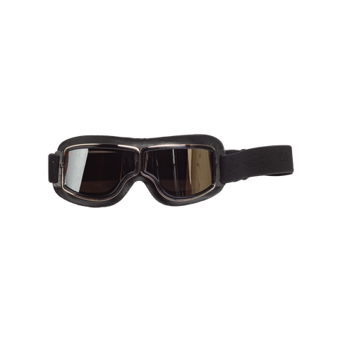 Kính goggles phi công cao cấp đen gương