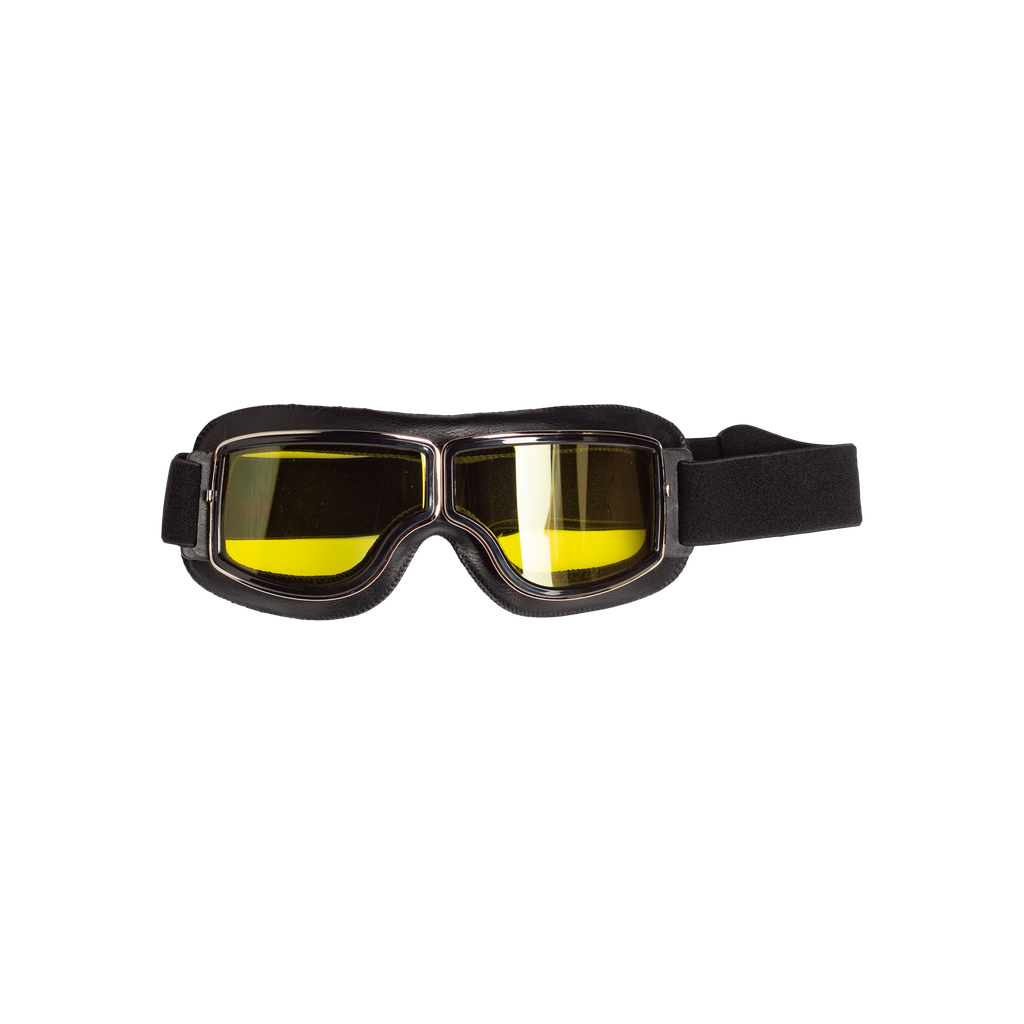 Kính goggles phi công cao cấp nâu vàng