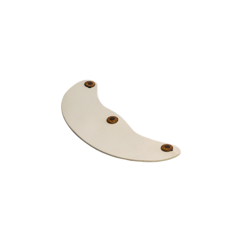 Mái che raw vegtan lux ngắn trắng