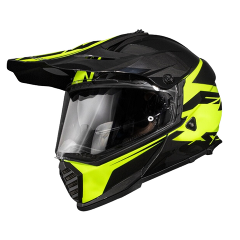 LS2 MX436 EVO Roar Black H-V Yellow