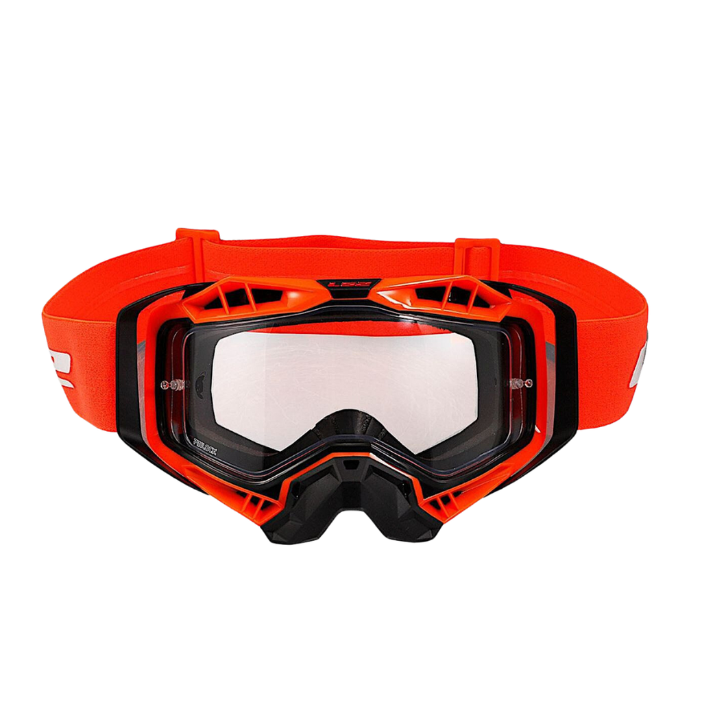 Kính LS2 Aura Black Orange