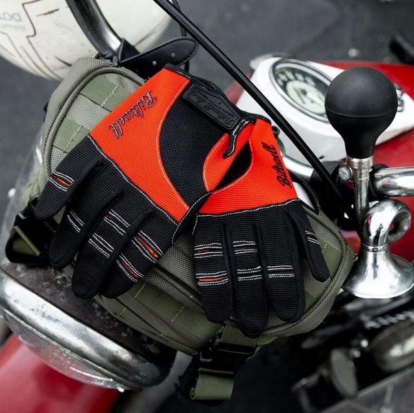 Găng tay biltwell moto orange/black