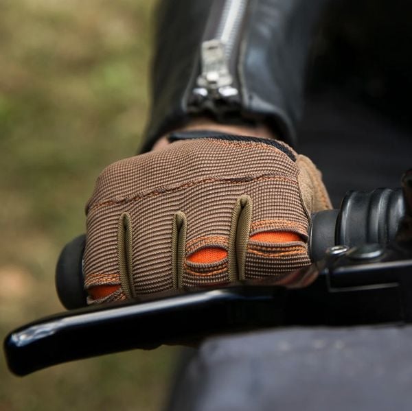 Găng tay biltwell moto brown/orange