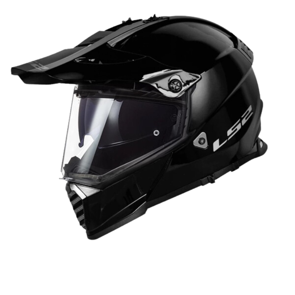 LS2 MX436 EVO Solid Glossy Black