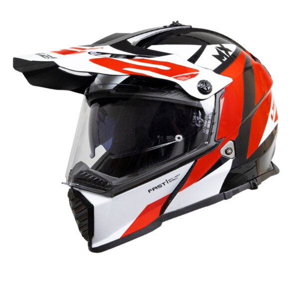 LS2 MX436 EVO Strike Black White Red