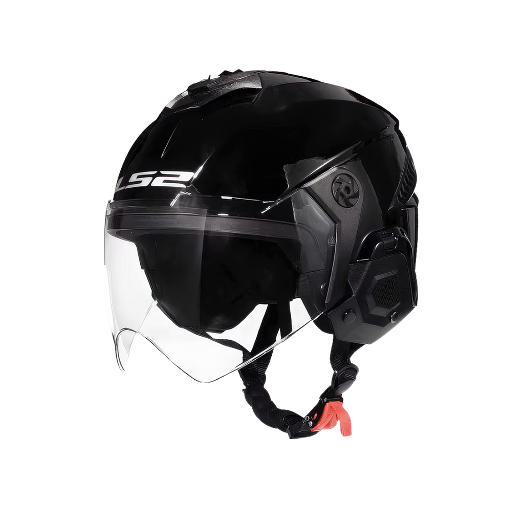 LS2 OF610 SOLID GLOSS BLACK
