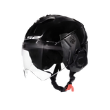 LS2 OF610 SOLID GLOSS BLACK