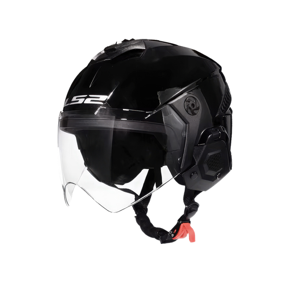 LS2 OF610 SOLID GLOSS BLACK