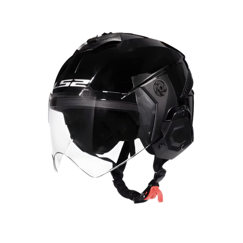 LS2 OF610 SOLID GLOSS BLACK