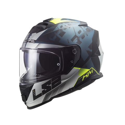 LS2 FF800 Sprinter Black Silver Cobalt