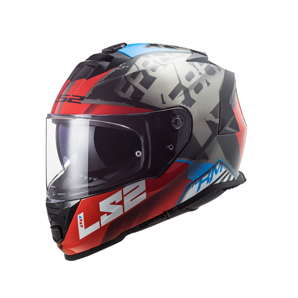 LS2 FF800 Sprinter Red Titanium
