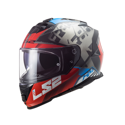 LS2 FF800 Sprinter Red Titanium