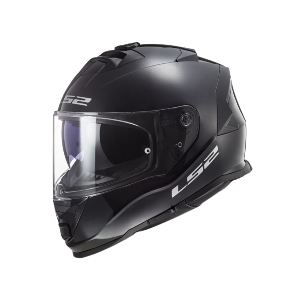 LS2 FF800 SOLID GLOSS BLACK