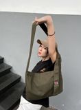 Túi chéo tote basic knot rêu