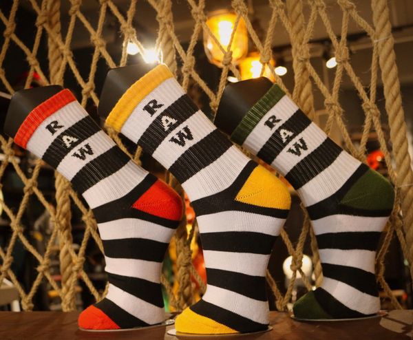 Vớ cổ điển vintage cổ cao chất liệu bông tự nhiên của Mỹ Arrow Shop