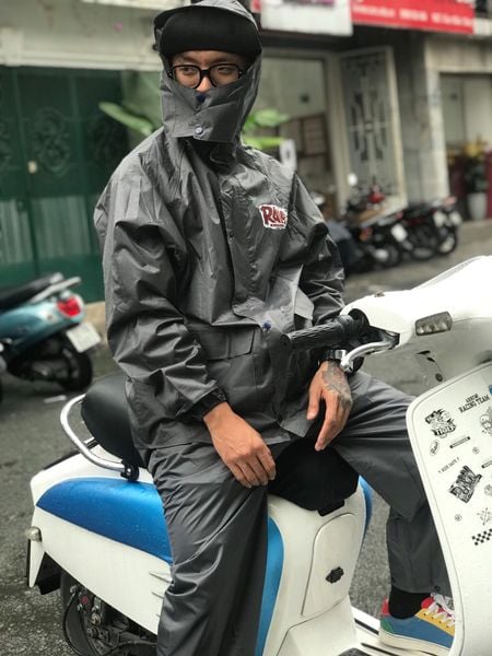 Áo mưa Raw Basic Xám