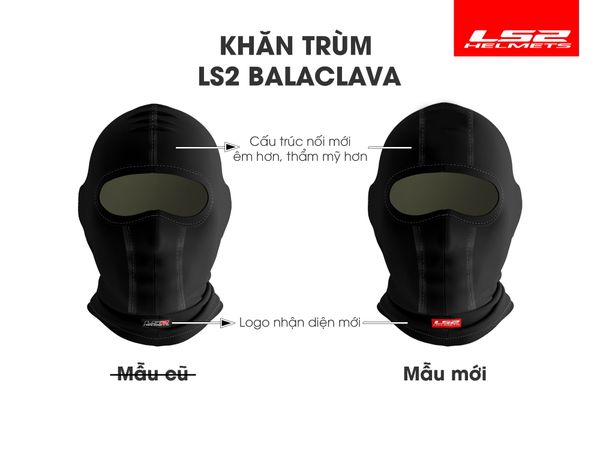 Khăn Ninja LS2 Balaclava Đen