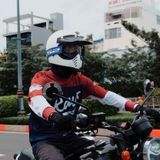 Kính LS2 Aura Black Blue