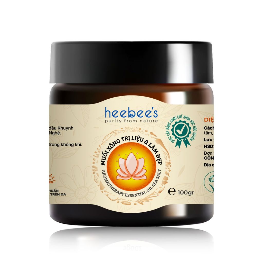 Muối Xông Trị Liệu & Làm Đẹp Heebee - Heebee Health & Beauty Therapy Salt 100Gram