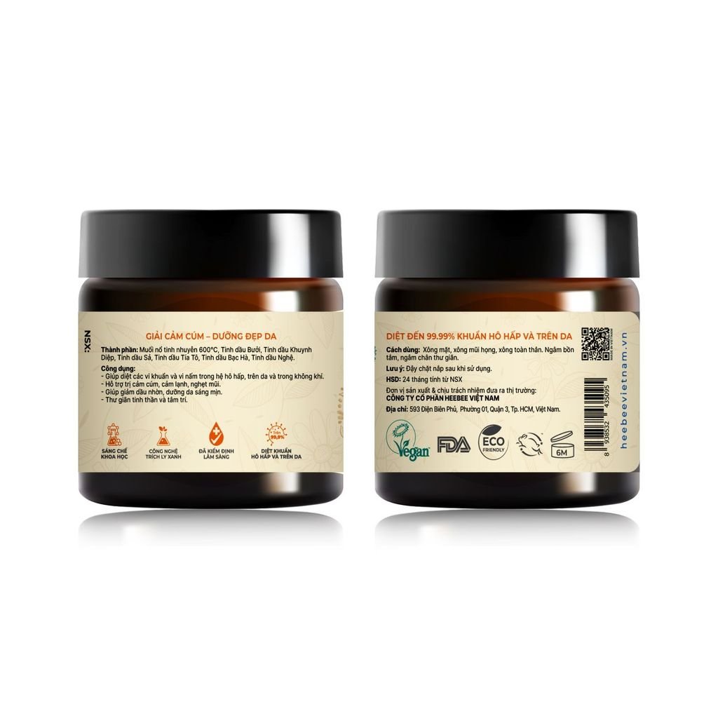 Muối Xông Trị Liệu & Làm Đẹp Heebee - Heebee Health & Beauty Therapy Salt 100Gram