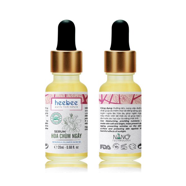 Serum Thuần Chay Dưỡng Sáng Trắng, Trẻ Hóa Da Mềm Mịn 20ML