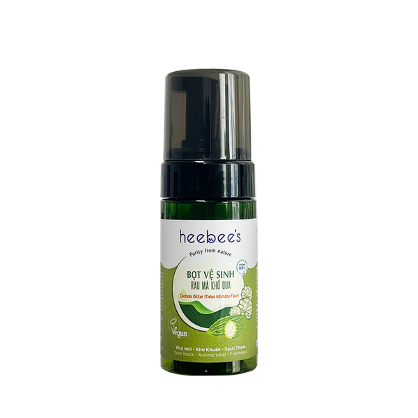 Bọt Vệ Sinh Rau Má Khổ Qua Thuần Chay Làm Sạch Khuẩn, Kháng Viêm, Khử Mùi 100ML
