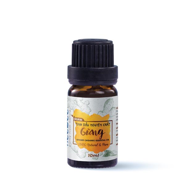 Tinh dầu Gừng nguyên chất Heebee 10ml - Ginger Organic Essential Oil