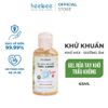 Gel rửa tay khô trầu không Heebee dưỡng ẩm, không khô da, diệt sạch khuẩn đến 99.99% Hand sanitizer gel 65 ml - 300 ml