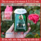  Dầu cá omega-3 và vitamin A-D-E | Möller’s Konsentrert Omega-3 