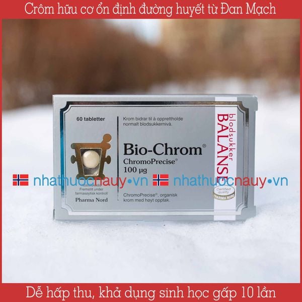 Crôm hữu cơ ổn định đường huyết | Pharma Nord Bio-Chrom