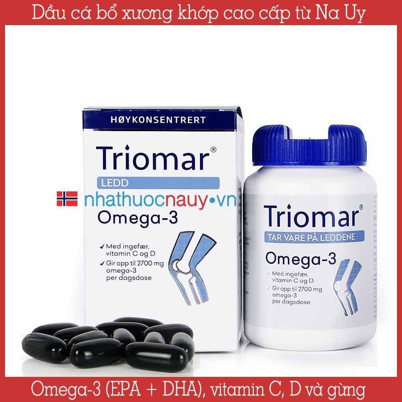 Triomar Ledd | Dầu cá bổ xương khớp với omega-3 hàm lượng cao từ Na Uy –  nhathuocnauy.vn