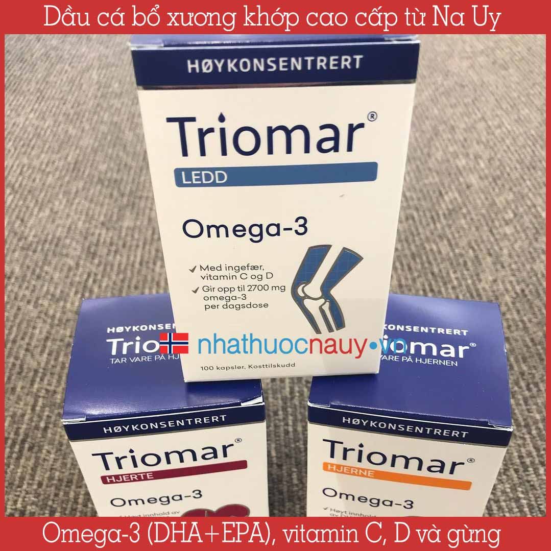 Triomar Ledd | Dầu cá bổ xương khớp với omega-3 hàm lượng cao từ Na Uy –  nhathuocnauy.vn